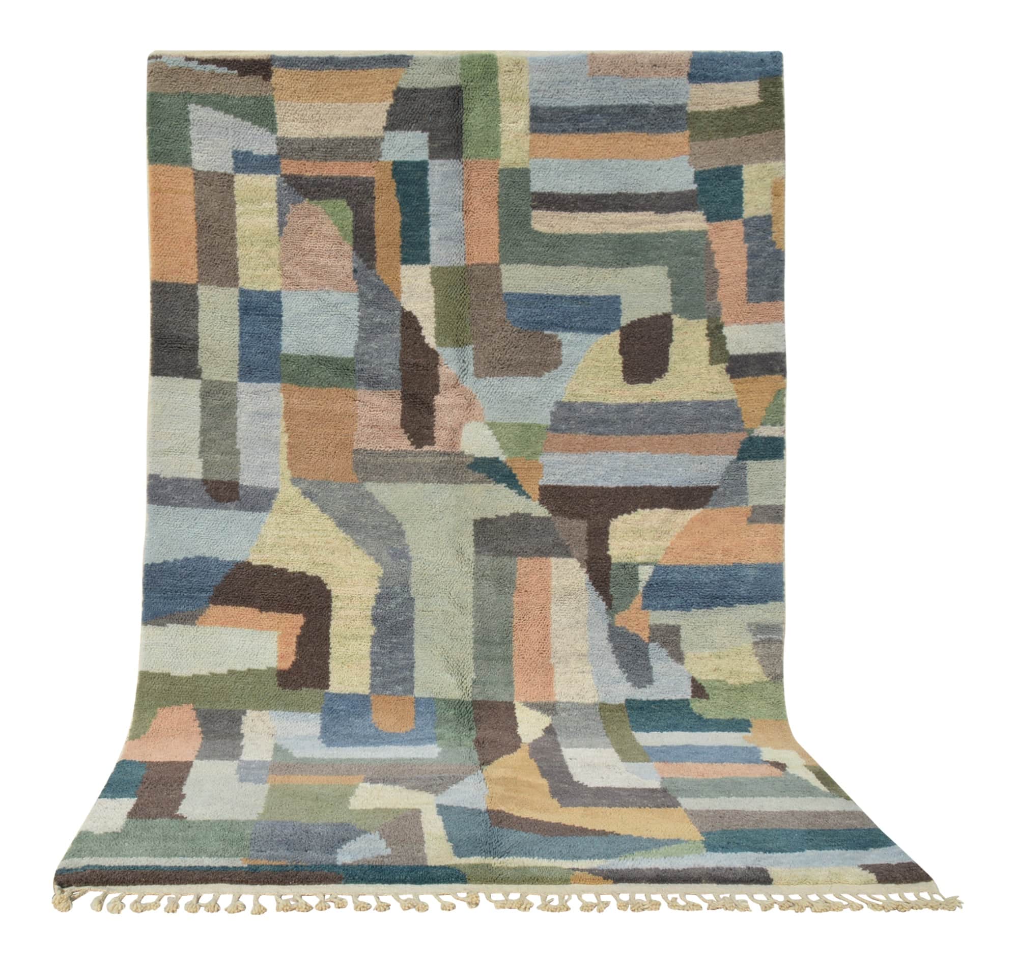 Earthscape | 6'x9' Organic Modern Abstract Moroccan Area Rug