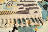 EcoRings - Sustainable Green Circles Handwoven Rug | Illuminate Collective