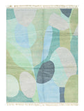 Eden – Moroccan Handmade Wool Rug | 8' x 10' Nature-Inspired Green & Blue Design
