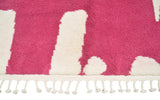 Elegant Fusion: Handmade Moroccan Rug | Artisan Crafted Luxury