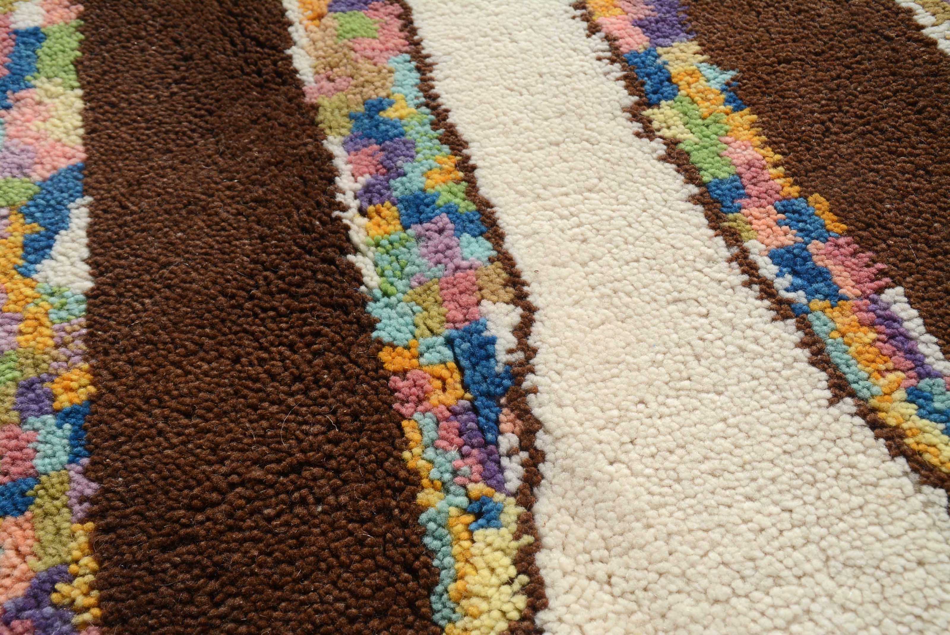 Elevate Your Space with Multicolor Magic Handmade Moroccan Rug