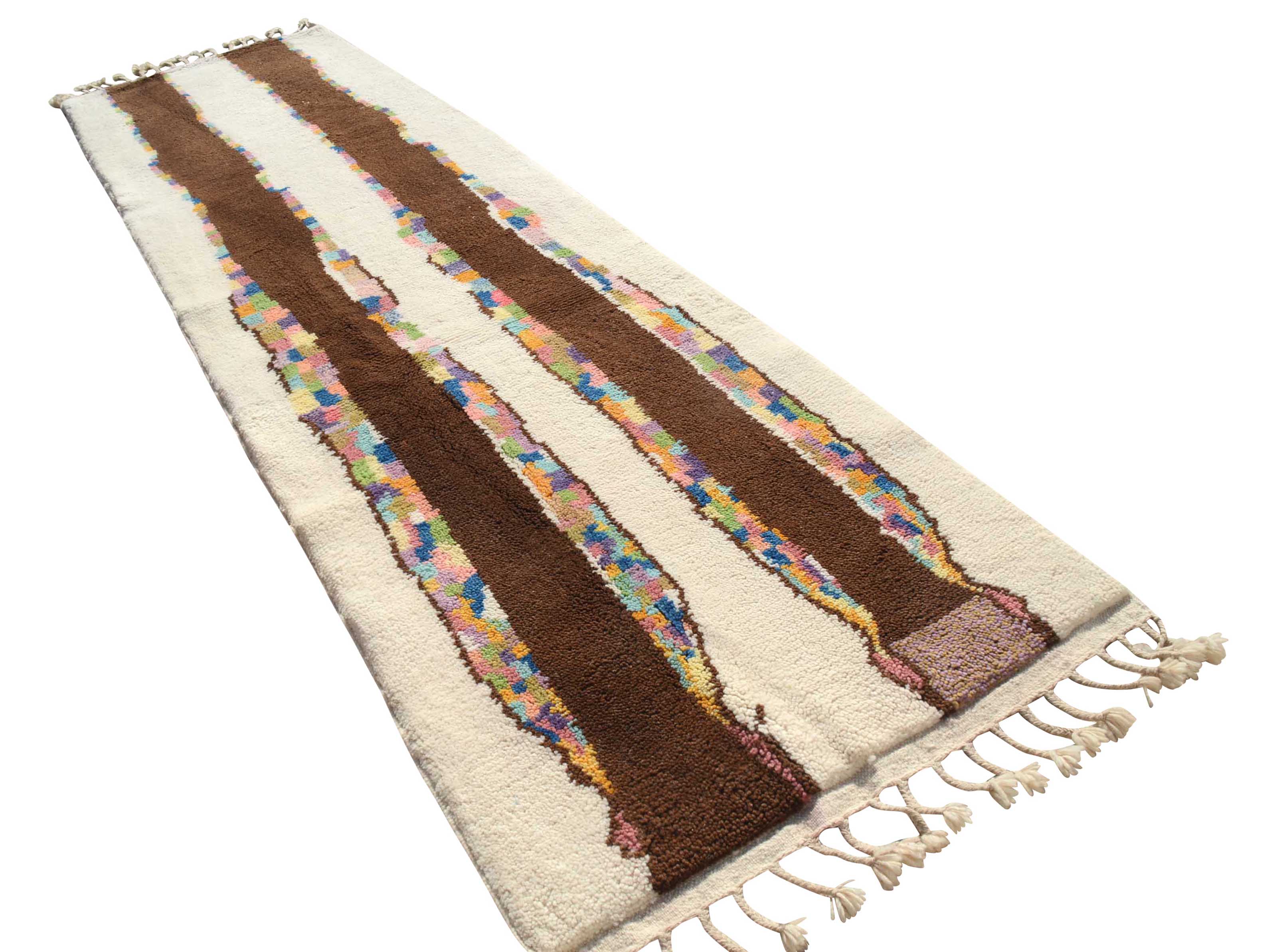Elevate Your Space with Multicolor Magic Handmade Moroccan Rug