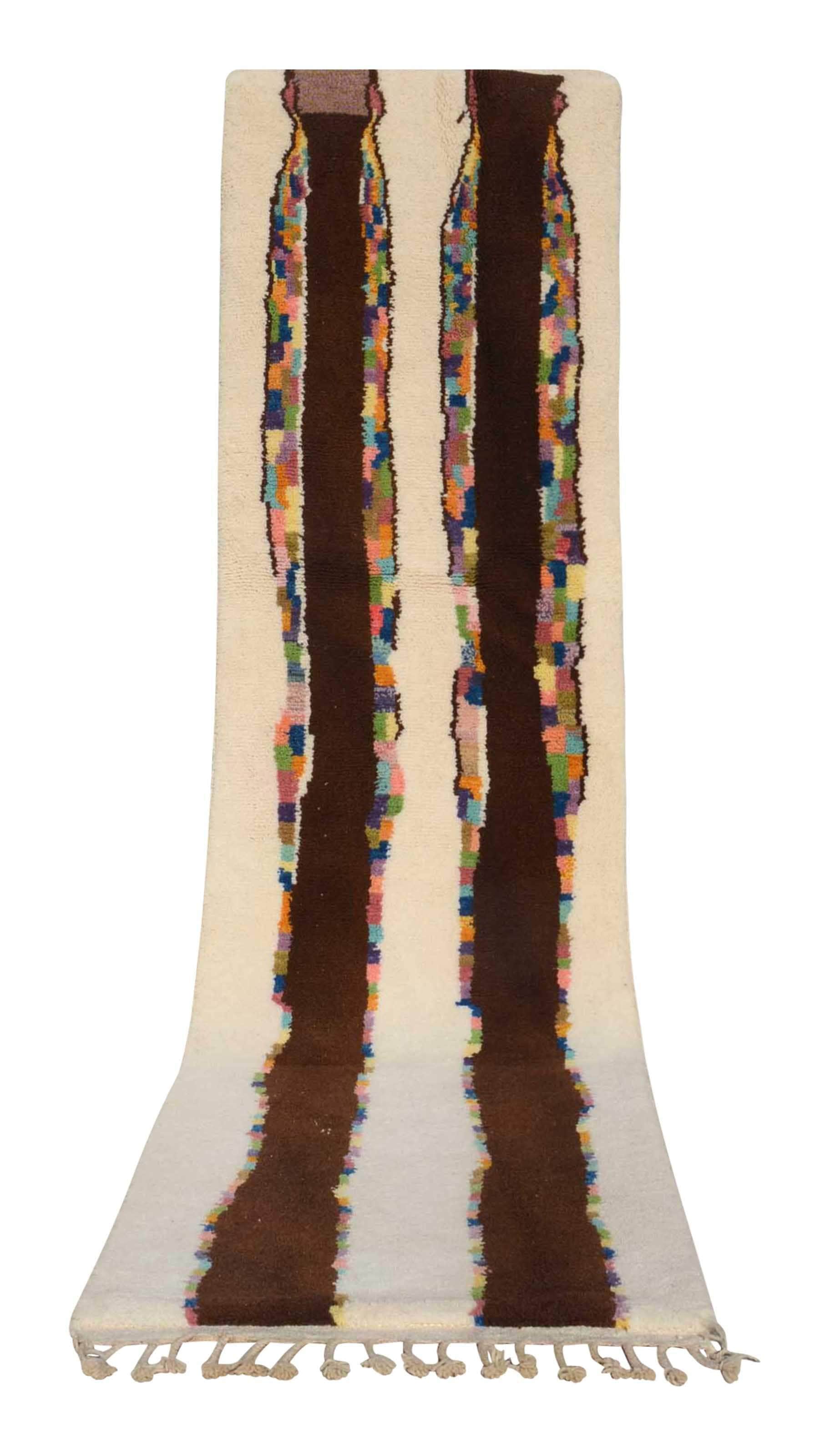 Elevate Your Space with Multicolor Magic Handmade Moroccan Rug