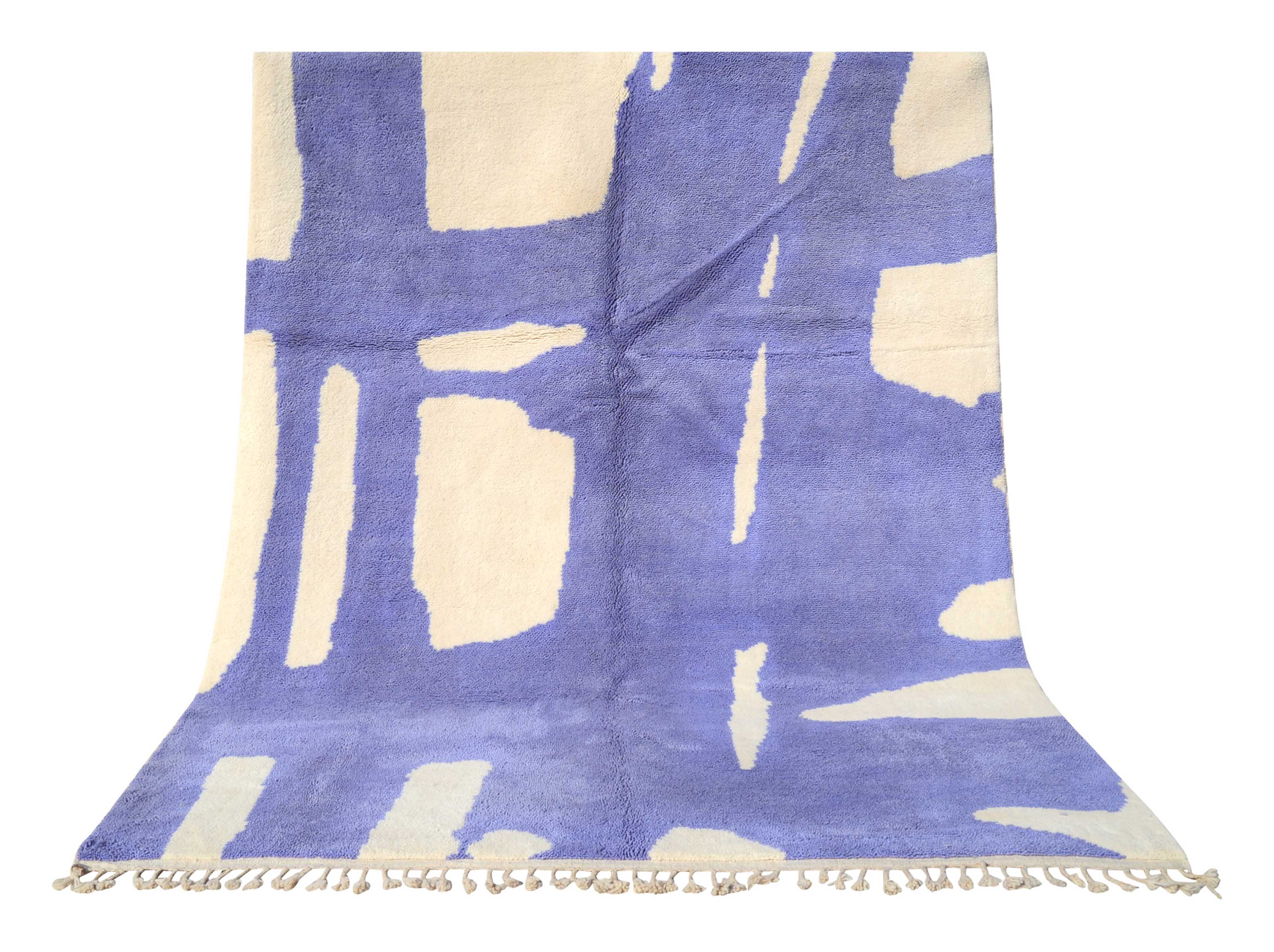 Experience Luxury with Velvet Dreams - Handmade Purple Modern Rug