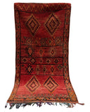 Faded Terracotta Vintage Moroccan Rug | 4x8