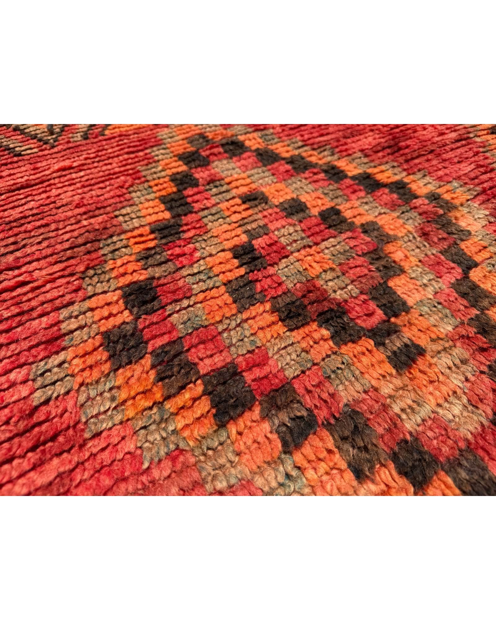Faded Terracotta Vintage Moroccan Rug | 4x8