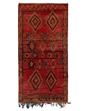 Faded Terracotta Vintage Moroccan Rug | 4x8