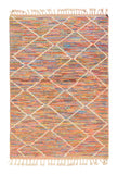 Flare | 4'2"x6' Vibrant Colorful Geometric Moroccan Area Rug