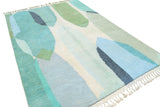 Forest | 6'x9' Abstract Green & Blue Nature Moroccan Area Rug