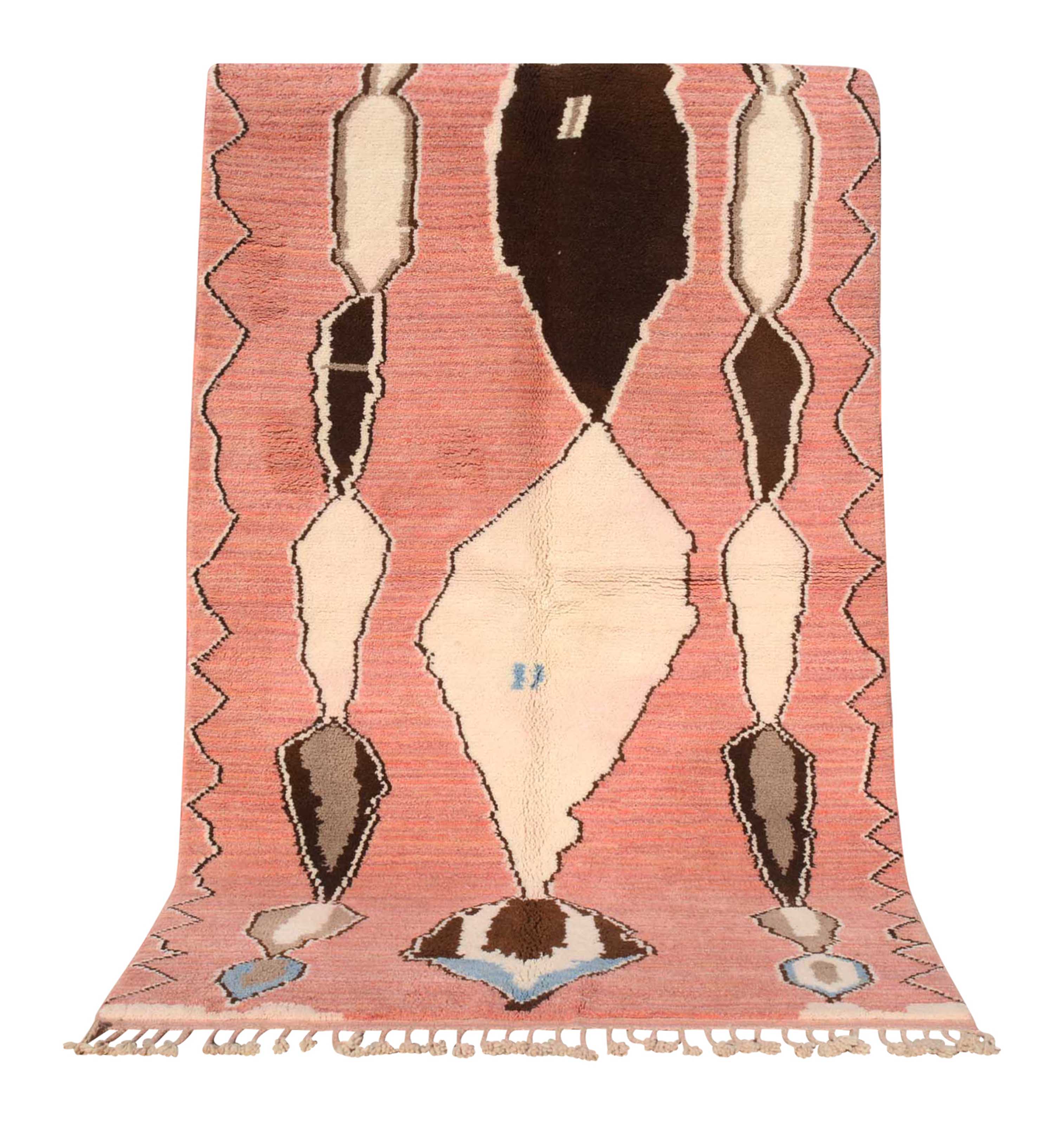 GemBliss - Elegant Pink Diamond Rug for Chic Decor | Illuminate Collective