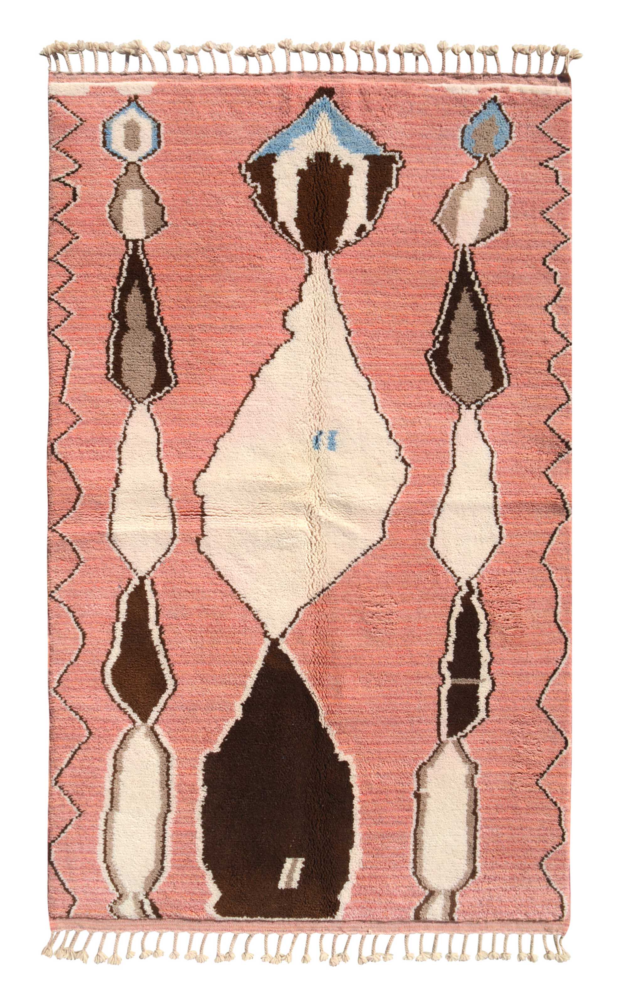 GemBliss - Elegant Pink Diamond Rug for Chic Decor | Illuminate Collective