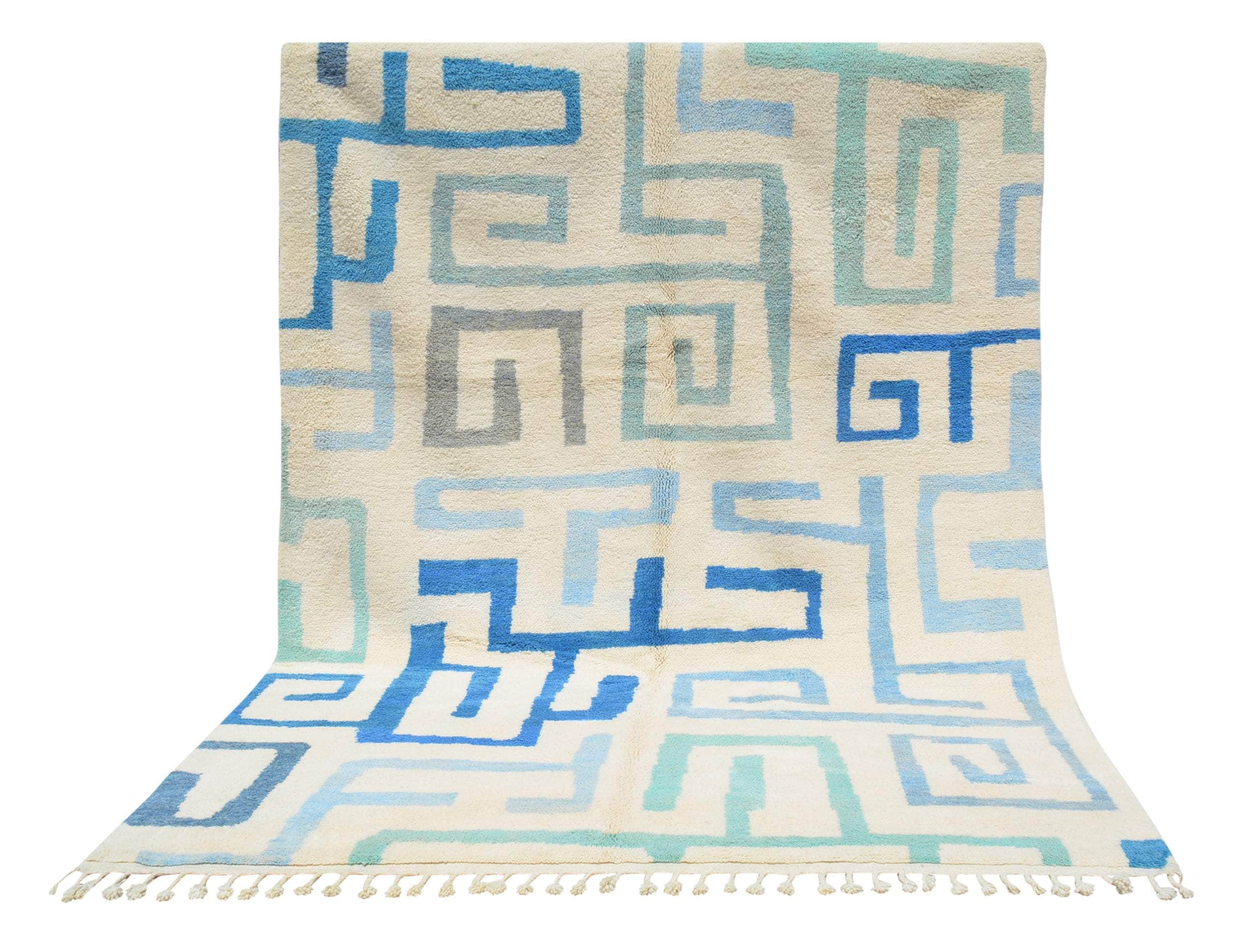 Geometric Rug 8x10 | Oceanic Elegance Rug 