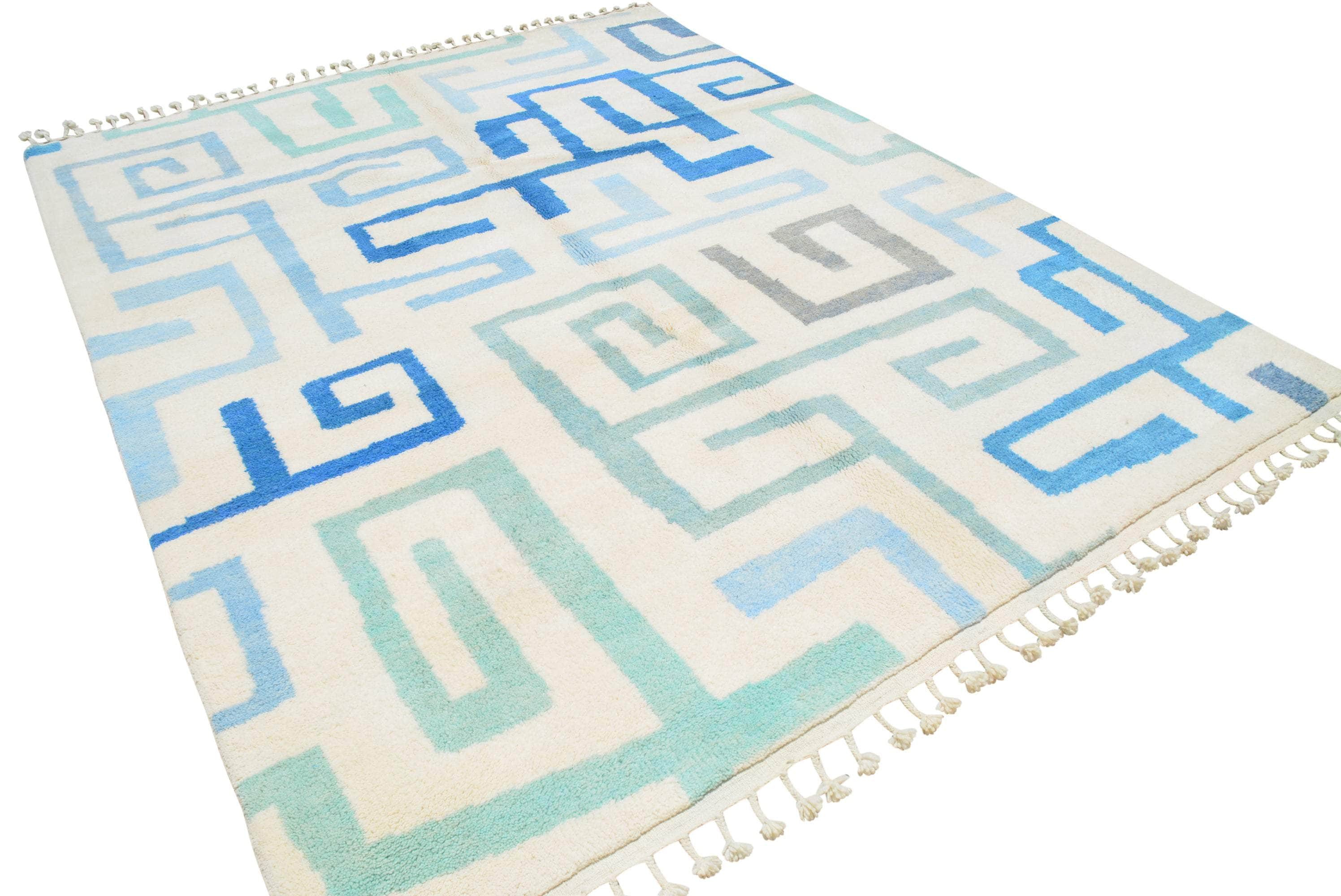 Geometric Rug 8x10 | Oceanic Elegance Rug 