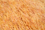 Gleam | 6' Round Golden Orange Plush Boujaad Area Rug