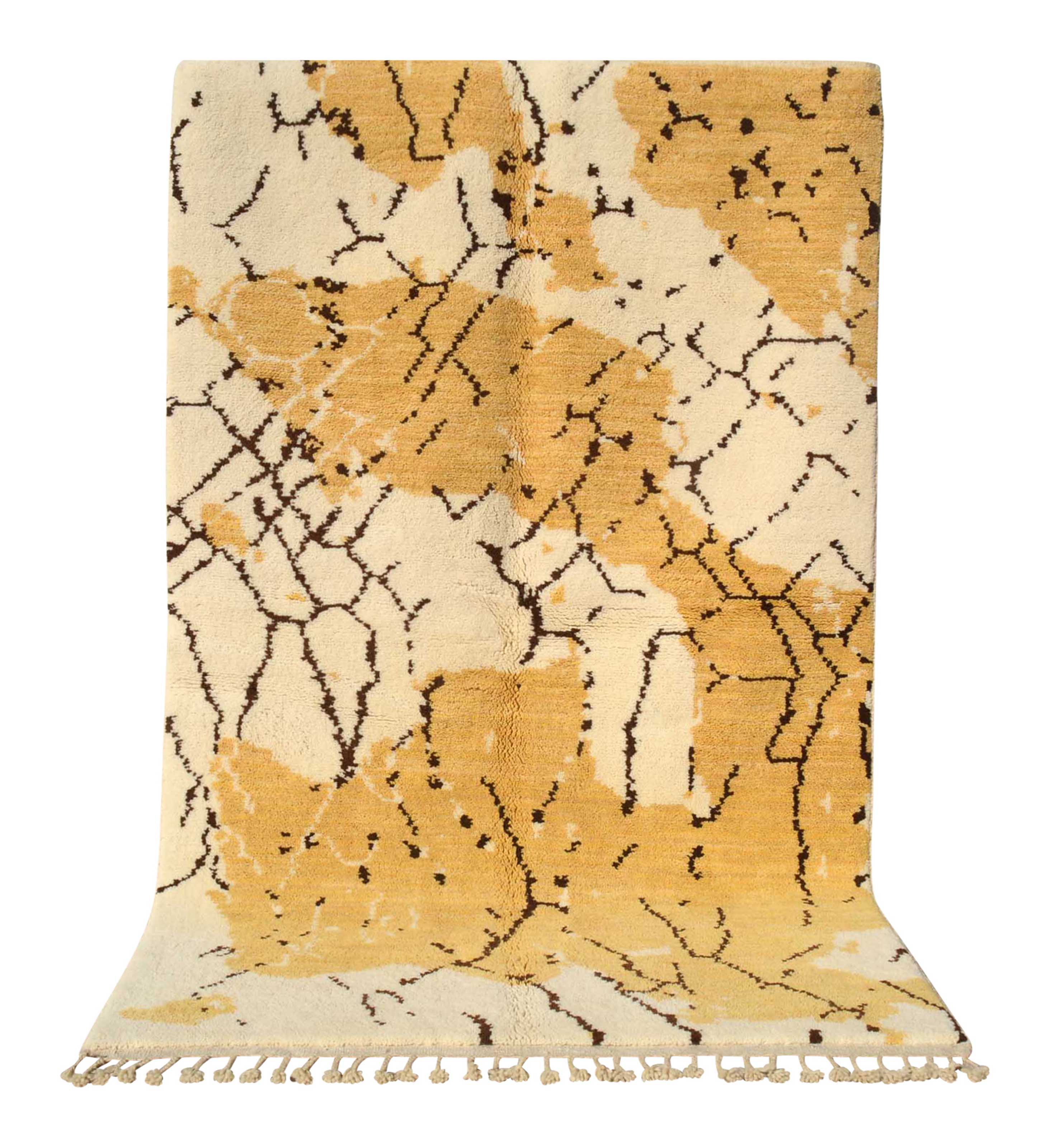 GoldenWeave - Luxurious Yellow Net Design | Illuminate Collective