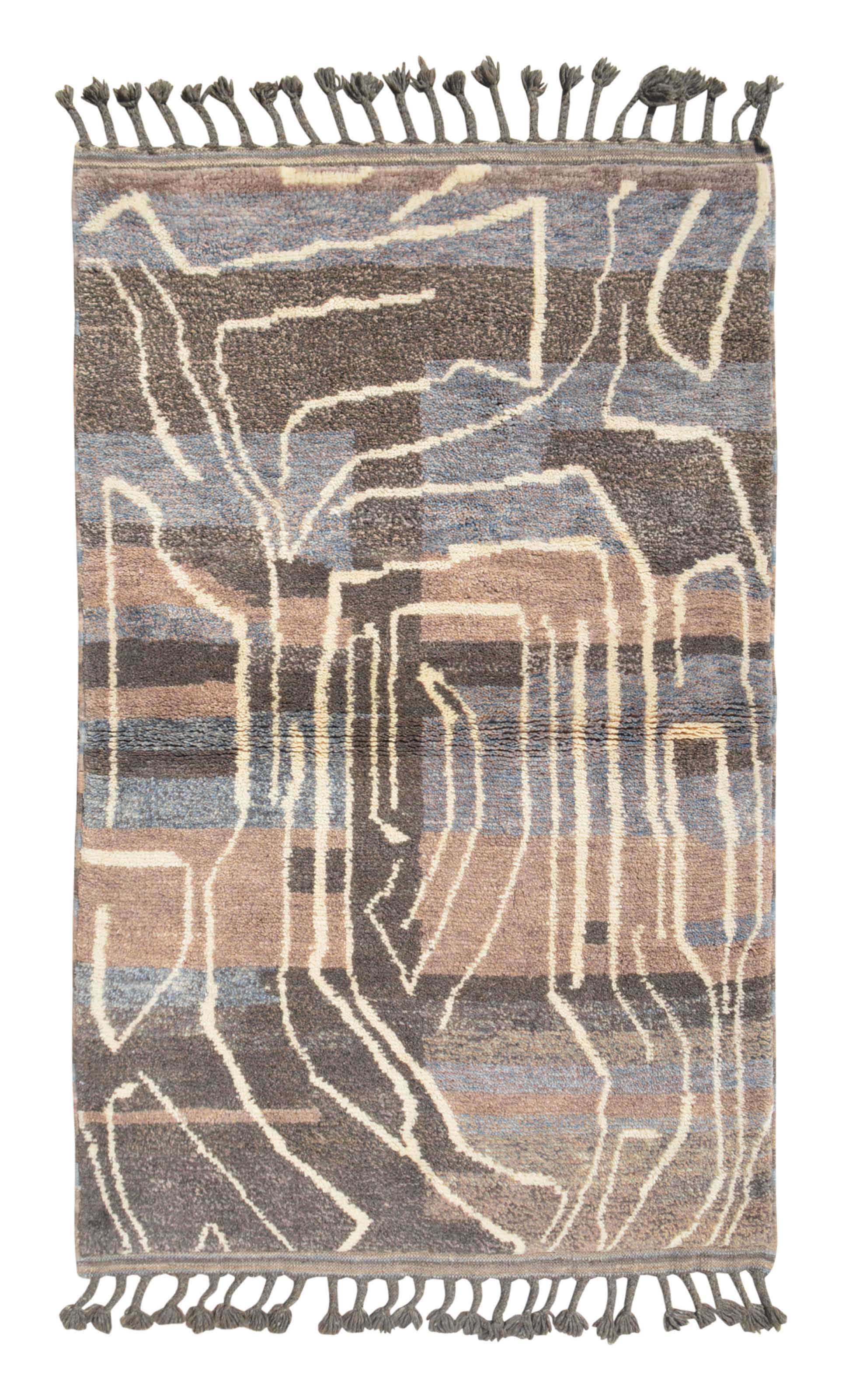 Gray Moroccan Rug - Moroccan Inspired Area Rugs  