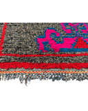 Gray & Pink Vintage Moroccan Runner | 2'5x6'4