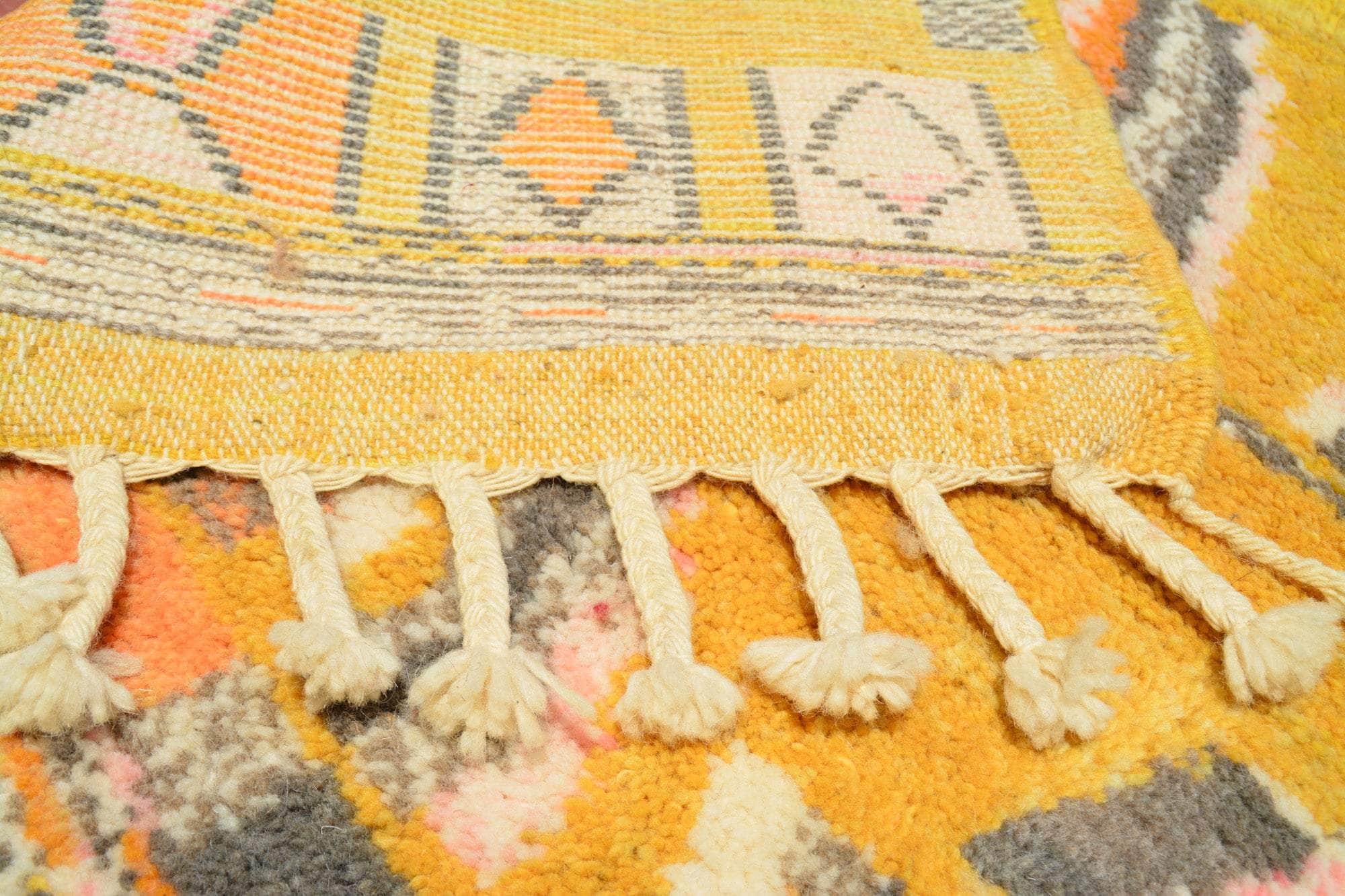 Handmade Rugs | Yellow Moroccan Rug