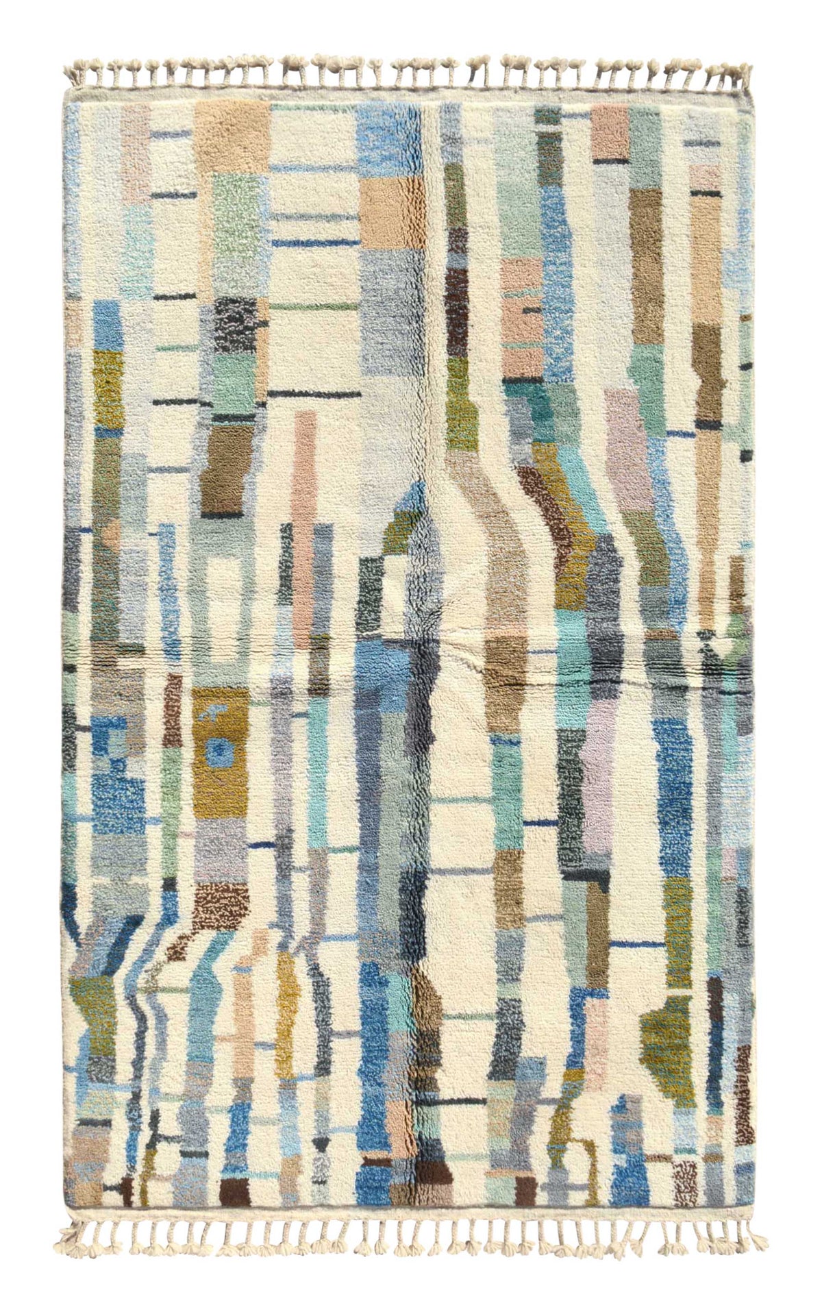 IndigoGlow - Luxurious Blue Azilal Rug for Timeless Elegance | Illuminate Collective