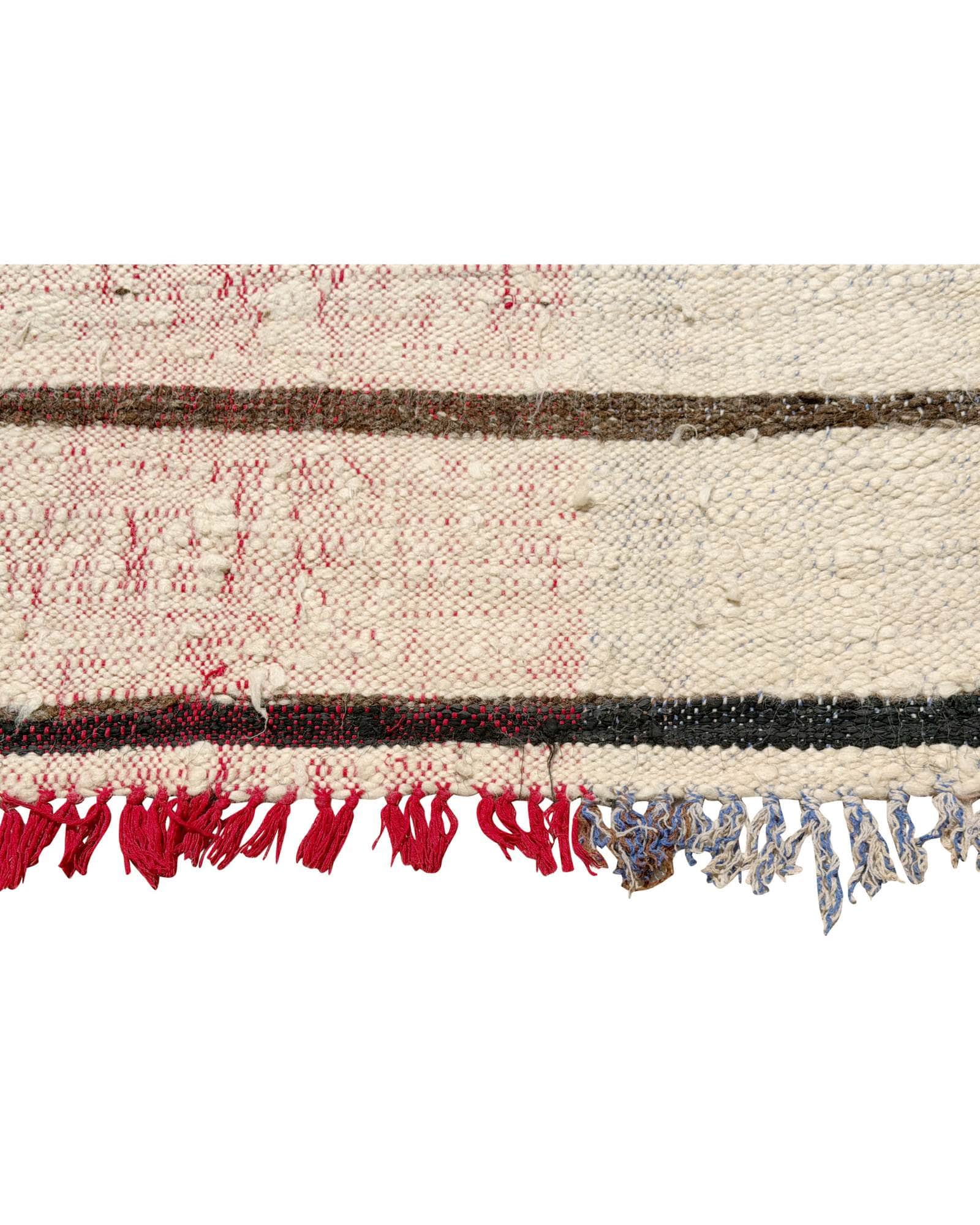 Ivory Striped Vintage Moroccan Flatweave | 6x9