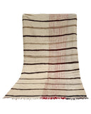 Ivory Striped Vintage Moroccan Flatweave | 6x9