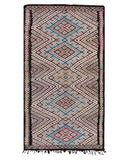 Ivory Vintage Moroccan Flatweave | 5'1 x 9'7