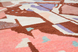Lost Spaces | 8'x10' Light Pink & Geometric Boujaad Area Rug