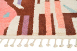 Lost Spaces | 8'x10' Light Pink & Geometric Boujaad Area Rug