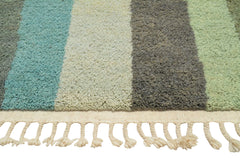 Lush Green Modern Rug - Nature's Lines | Illuminate Collective