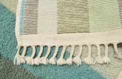 Lush Green Modern Rug - Nature's Lines | Illuminate Collective