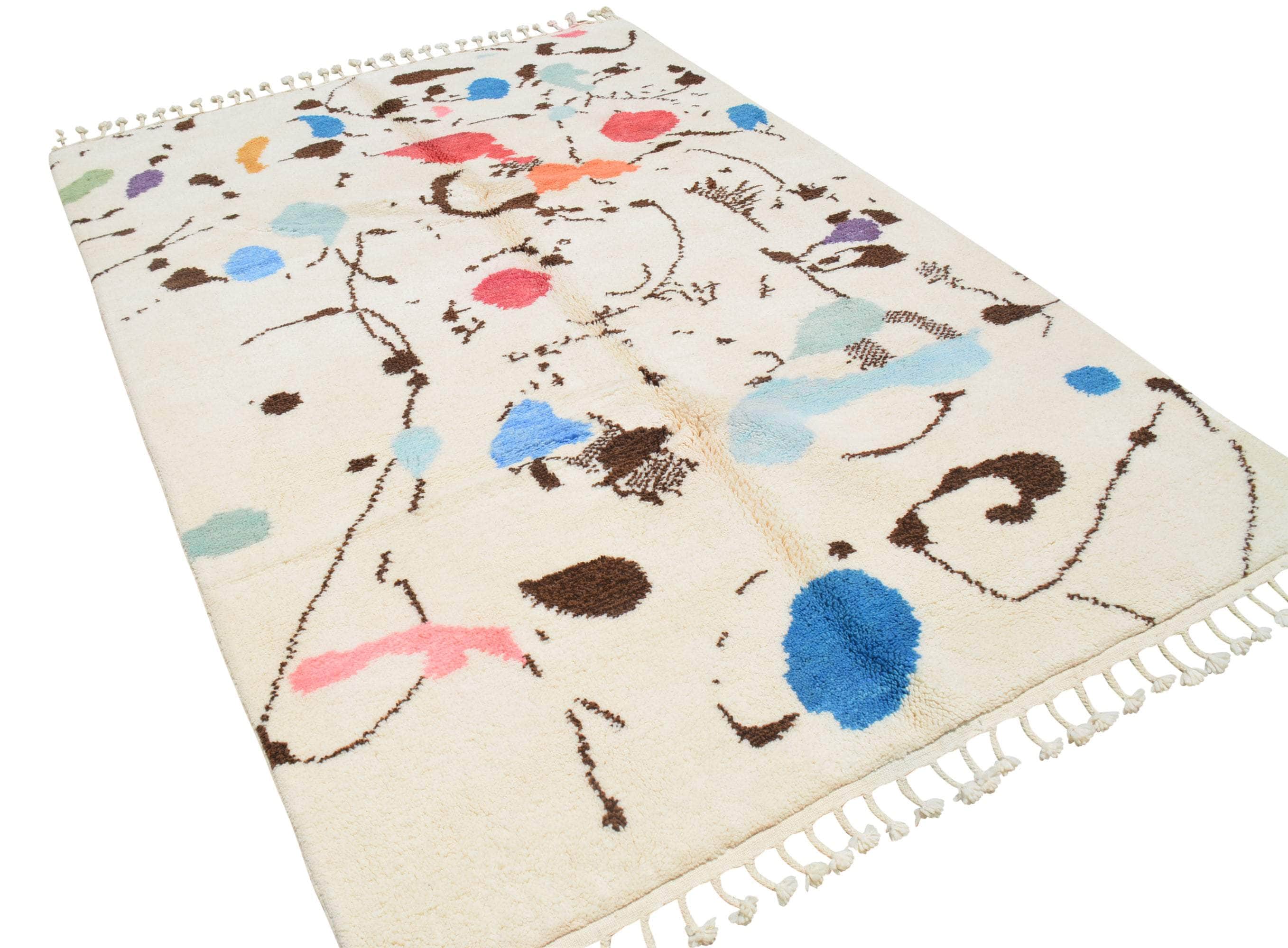 Masterpiece Magic | Handmade Moroccan Rug Inspired by Artistry