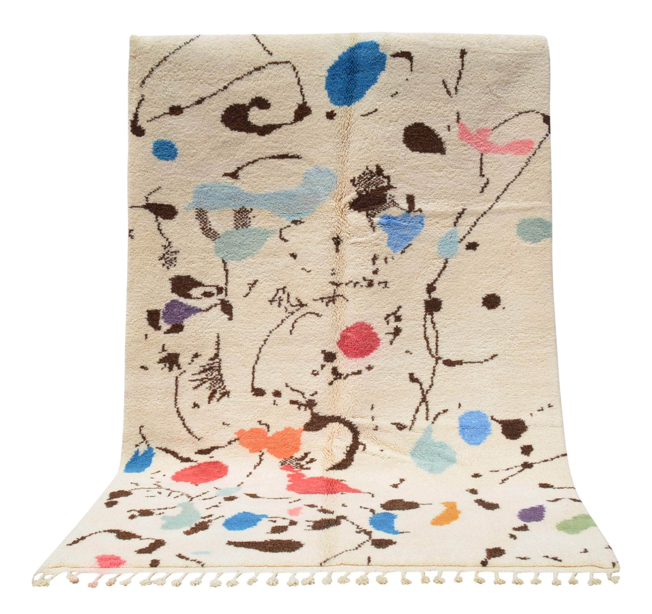 Masterpiece Magic | Handmade Moroccan Rug Inspired by Artistry
