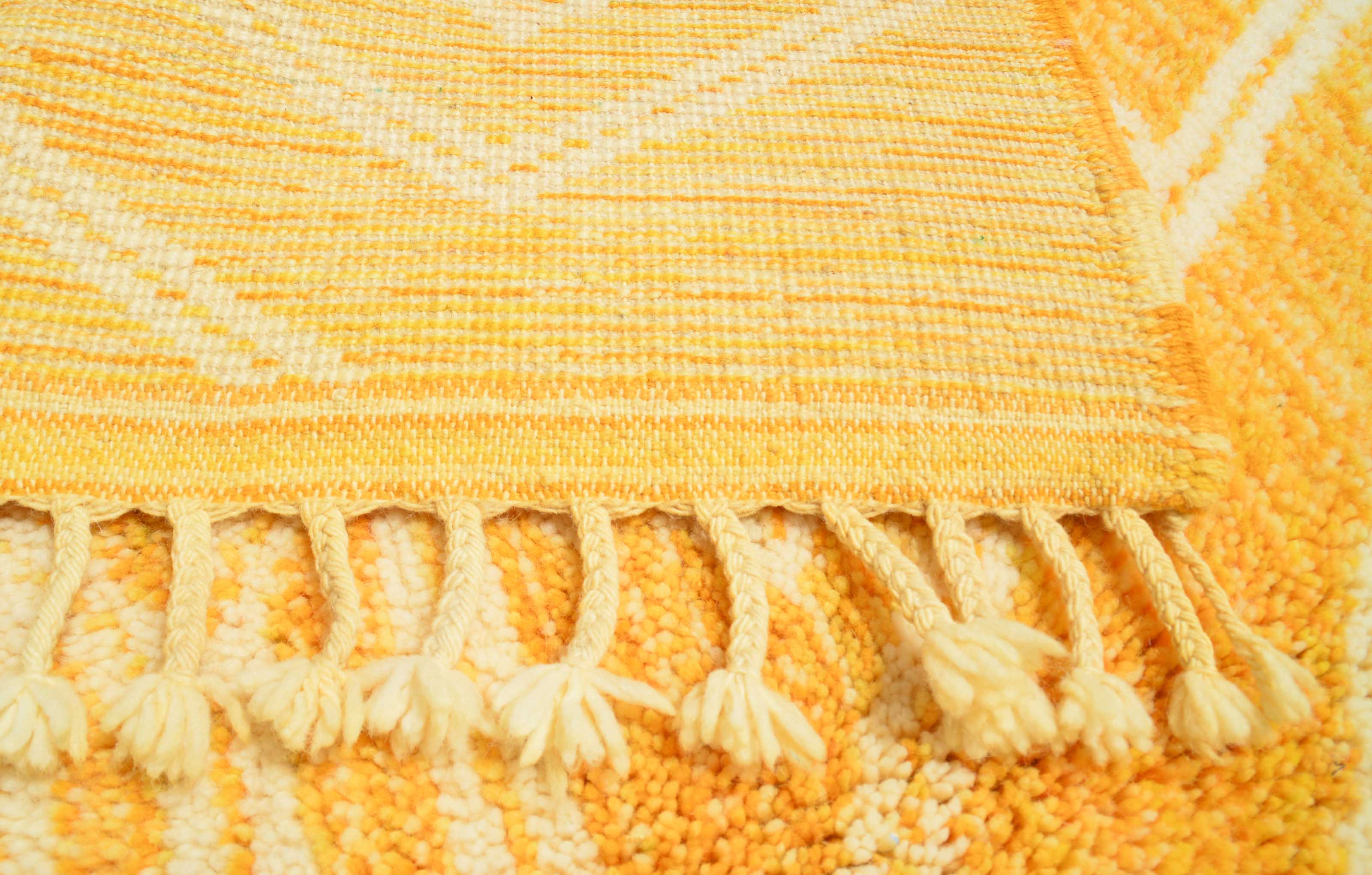 Mellow Yellow Modern Area Rug - Contemporary Warmth | Illuminate Collective