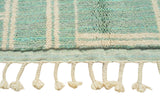 Mint Maze | 5'x8' Mint Green Geometric Moroccan Area Rug