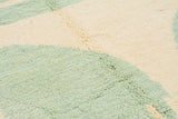 Mist | 6'x9' Abstract Mint Green & Beige Moroccan Area Rug