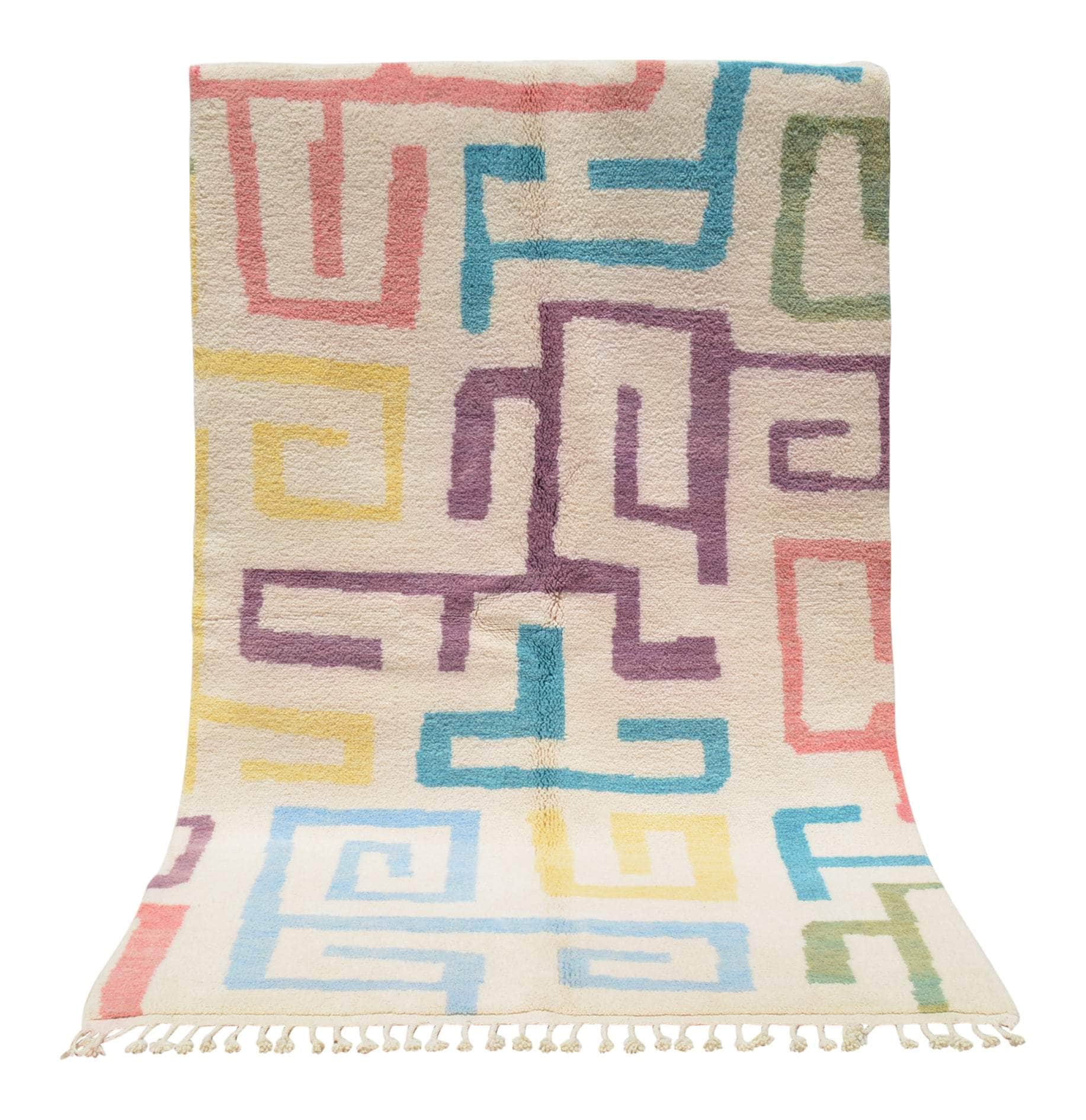 Modern Puzzle: Handmade Moroccan Rugs | Contemporary Elegance