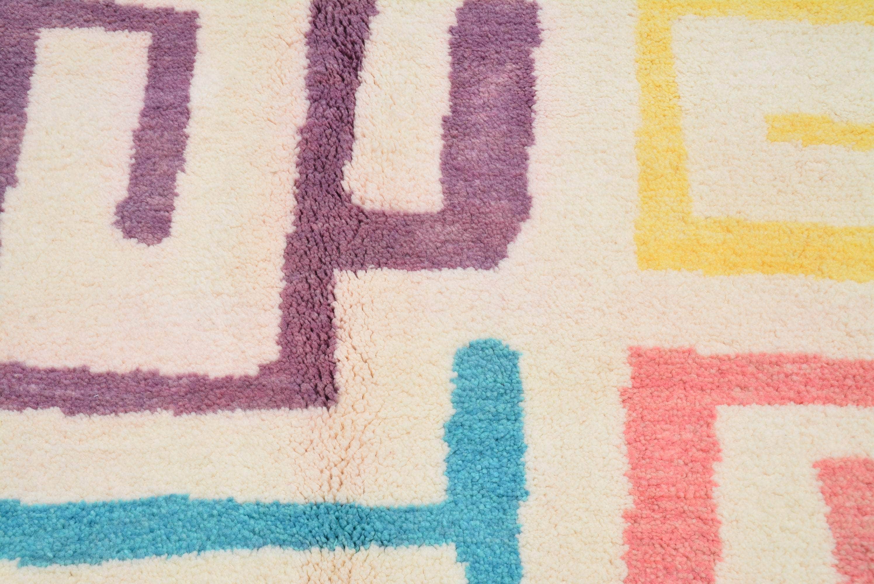 Modern Puzzle: Handmade Moroccan Rugs | Contemporary Elegance