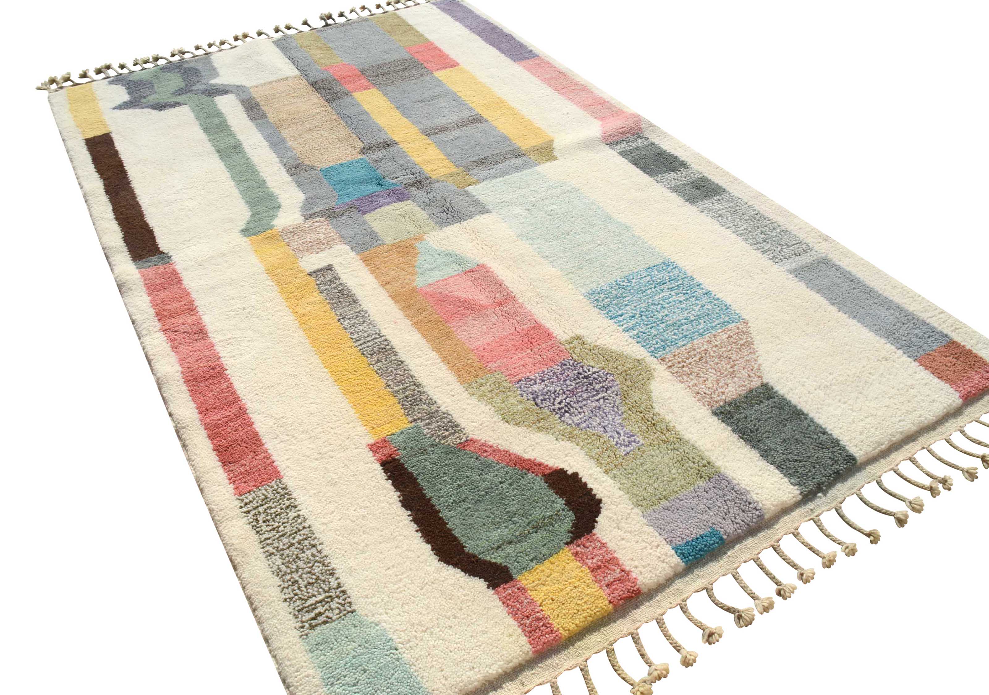 Moonstone Bloom - Elegant Perla Color Rug | Illuminate Collective