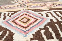 Moroccan Azure Bliss Rug - Blues Azilal Pattern | Illuminate Collective