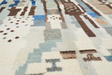 Moroccan Gemstone Rug - Orange Diamond Pattern | Illuminate Collective