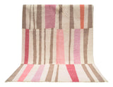 Moroccan Rug Blushing Trails | Handmade Moroccan Rug with Soft Pink Lines Illuminate Collective