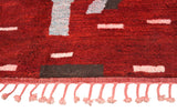 Moroccan Rug Cerulean Textile | Handmade Moroccan Rug in Captivating Blue Illuminate Collective