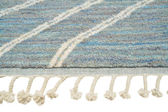 Moroccan Rug Monochromatic Gem | Handmade Moroccan Rug with Timeless Elegance Illuminate Collective
