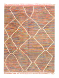 Moroccan Rug Rainbow Strokes Designer Rug - Vibrant Artistry | Illuminate Collective Illuminate Collective