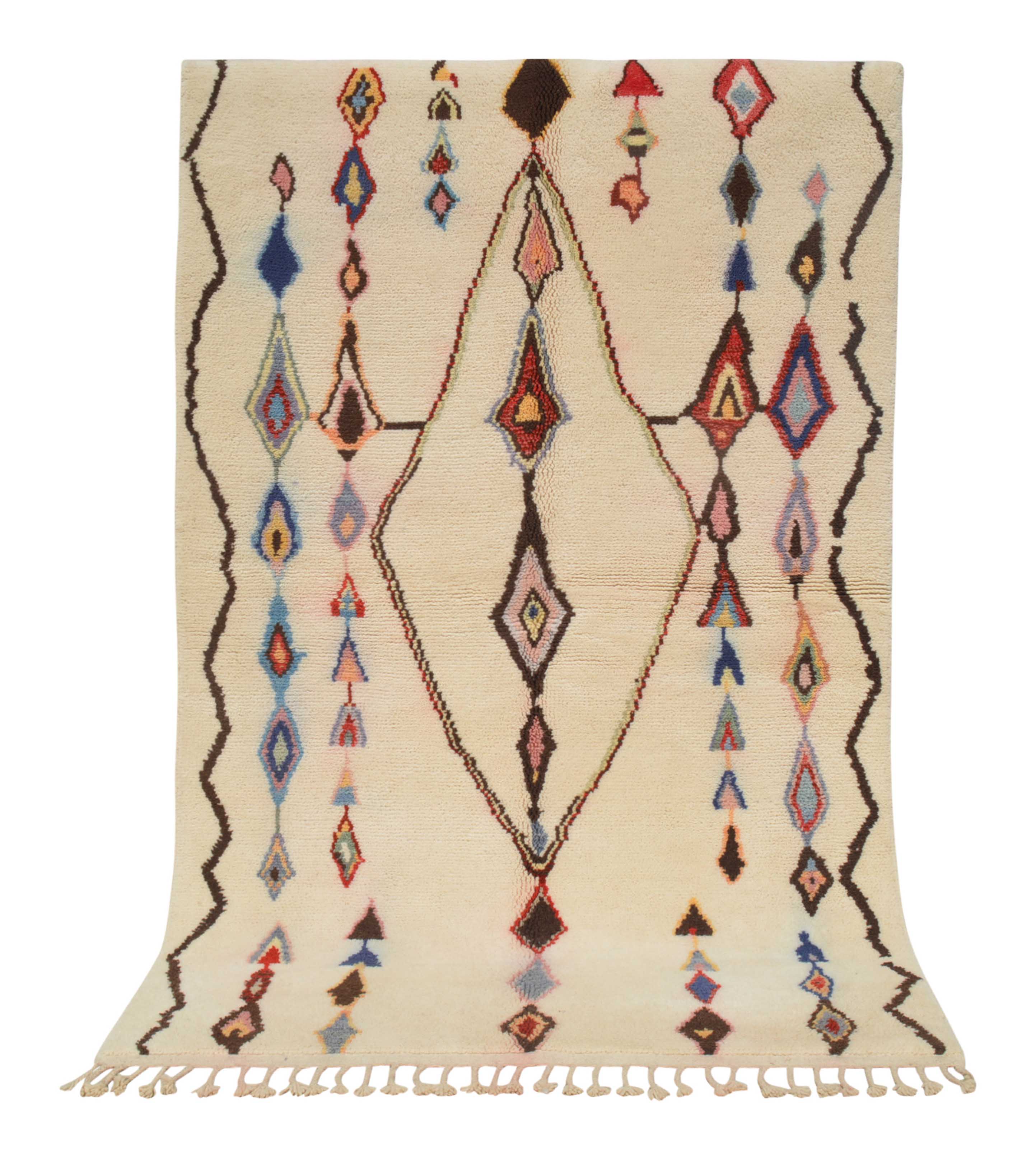 Mystic Symbols | 5'x8' Tribal Geometric Boho Moroccan Area Rug