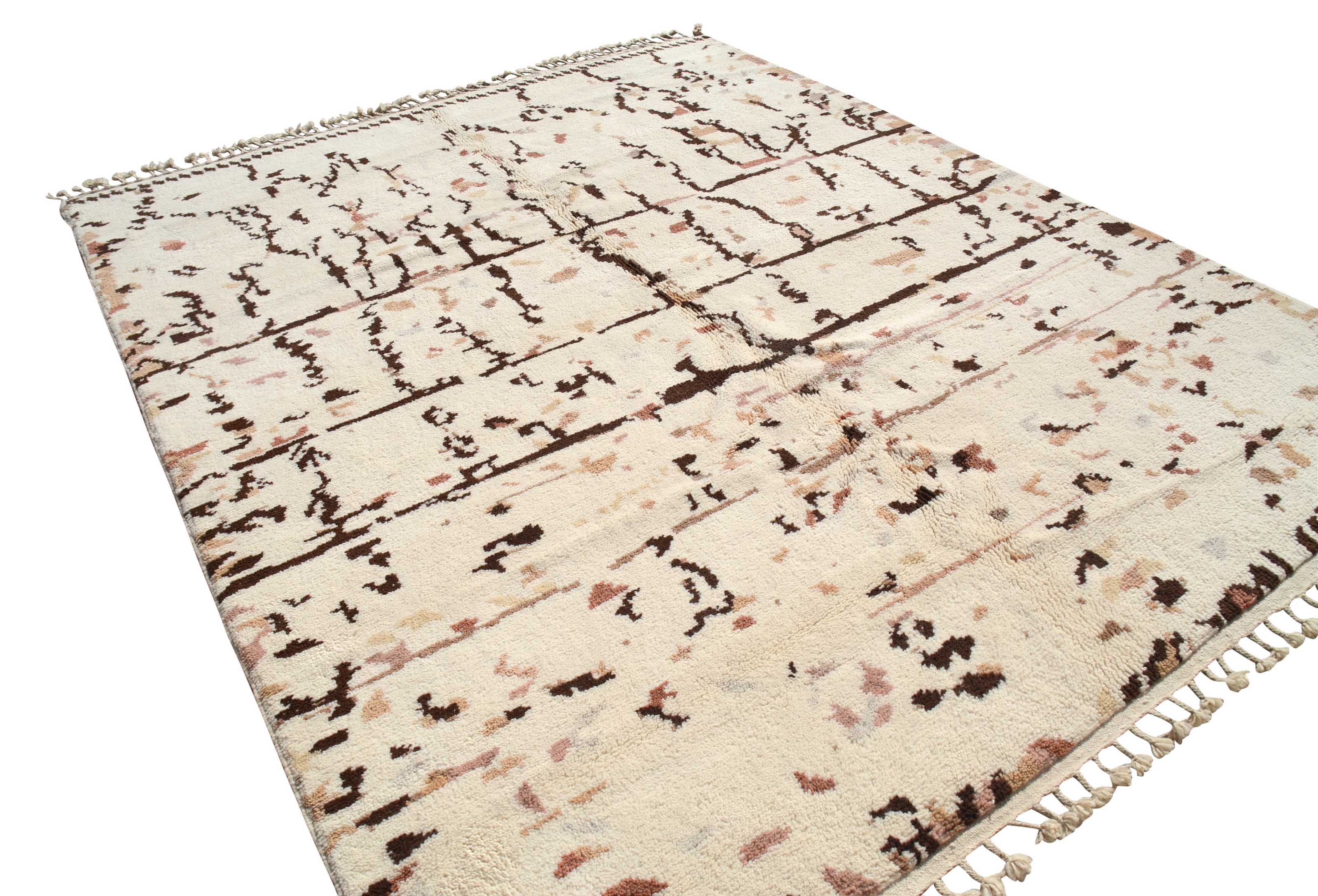 Nature's Harmony - Handmade Earthy Rug for Organic Elegance