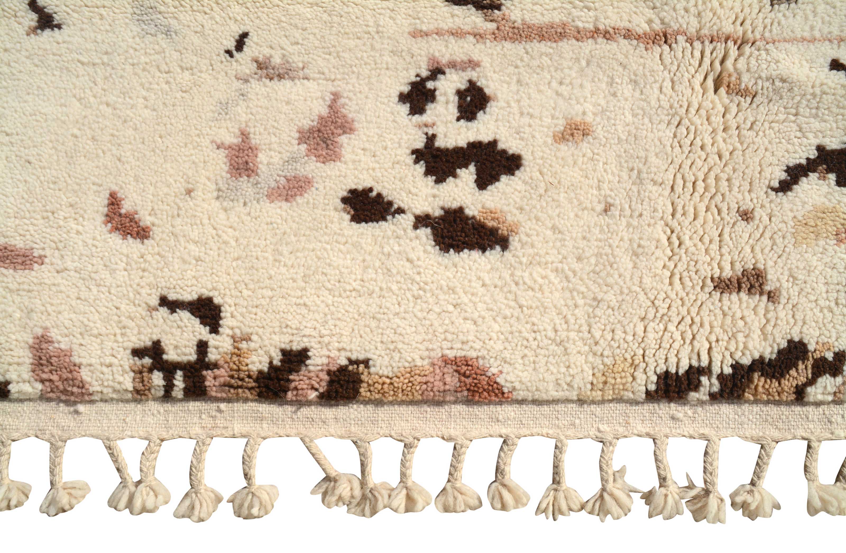 Nature's Harmony - Handmade Earthy Rug for Organic Elegance