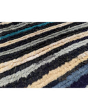 Navy & Grey Vintage Moroccan Runner | 3x9
