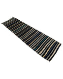 Navy & Grey Vintage Moroccan Runner | 3x9