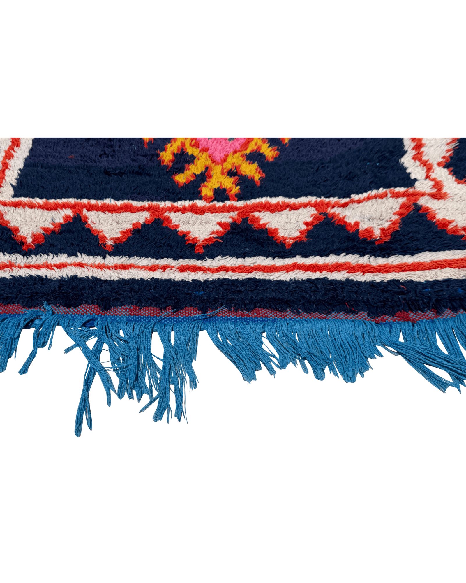 Navy Vintage Moroccan Runner | 2'10 x 6'4